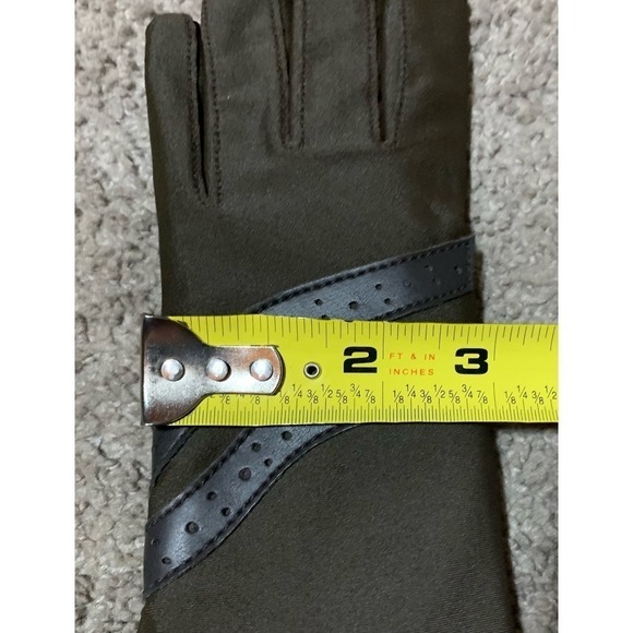 Vtg Hanes Her Way Driving Gloves Ladies Womens Sz M Brown Thinsulate Lined New! - Picture 10 of 10